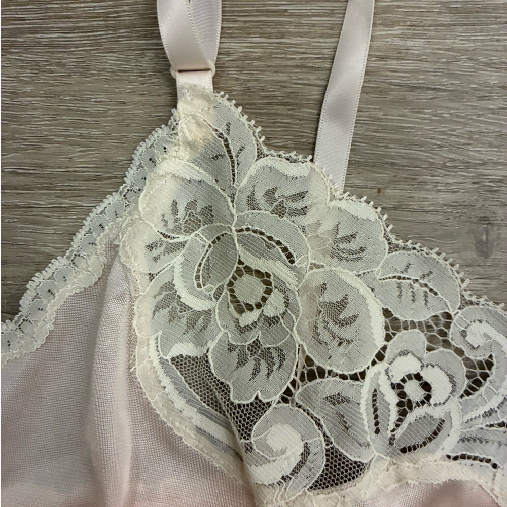 Lace Trim Satin Camisole - Picture 2 of 5